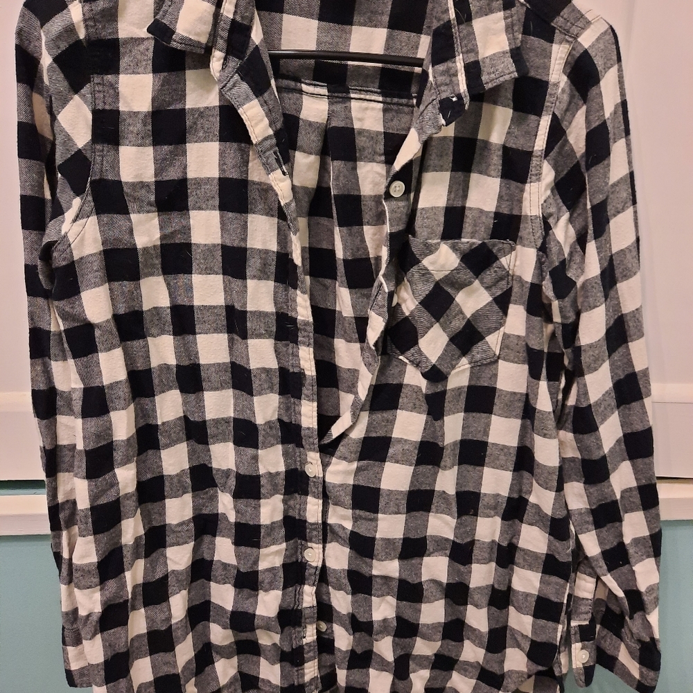 Plaid tunic